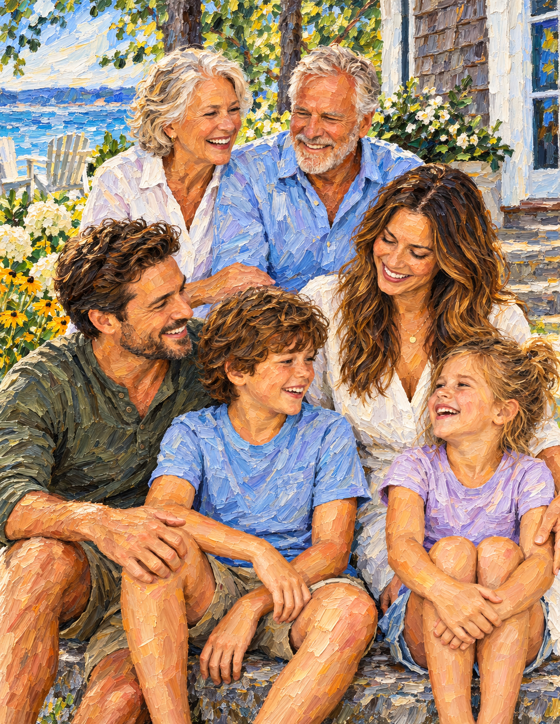 Oil Painting of the fictional Lake Summer, page 12
